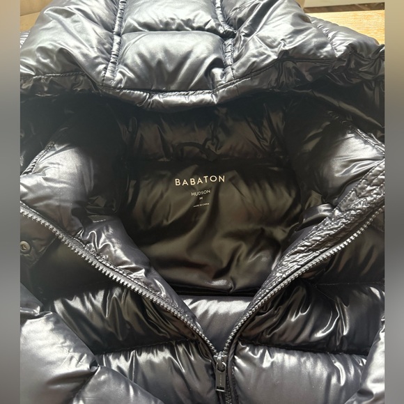 Aritzia Shiny Black Long Puffer Jacket - Picture 6 of 12